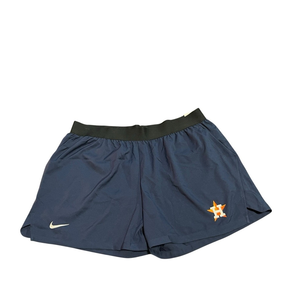 NWT Nike Baseball ⚾ Shorts Ladies XL 36" Waist; 15" Long; MLB Houston Astros $40